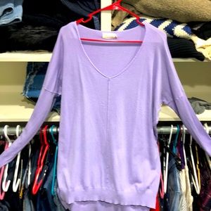 Lilac Purple sweater tunic